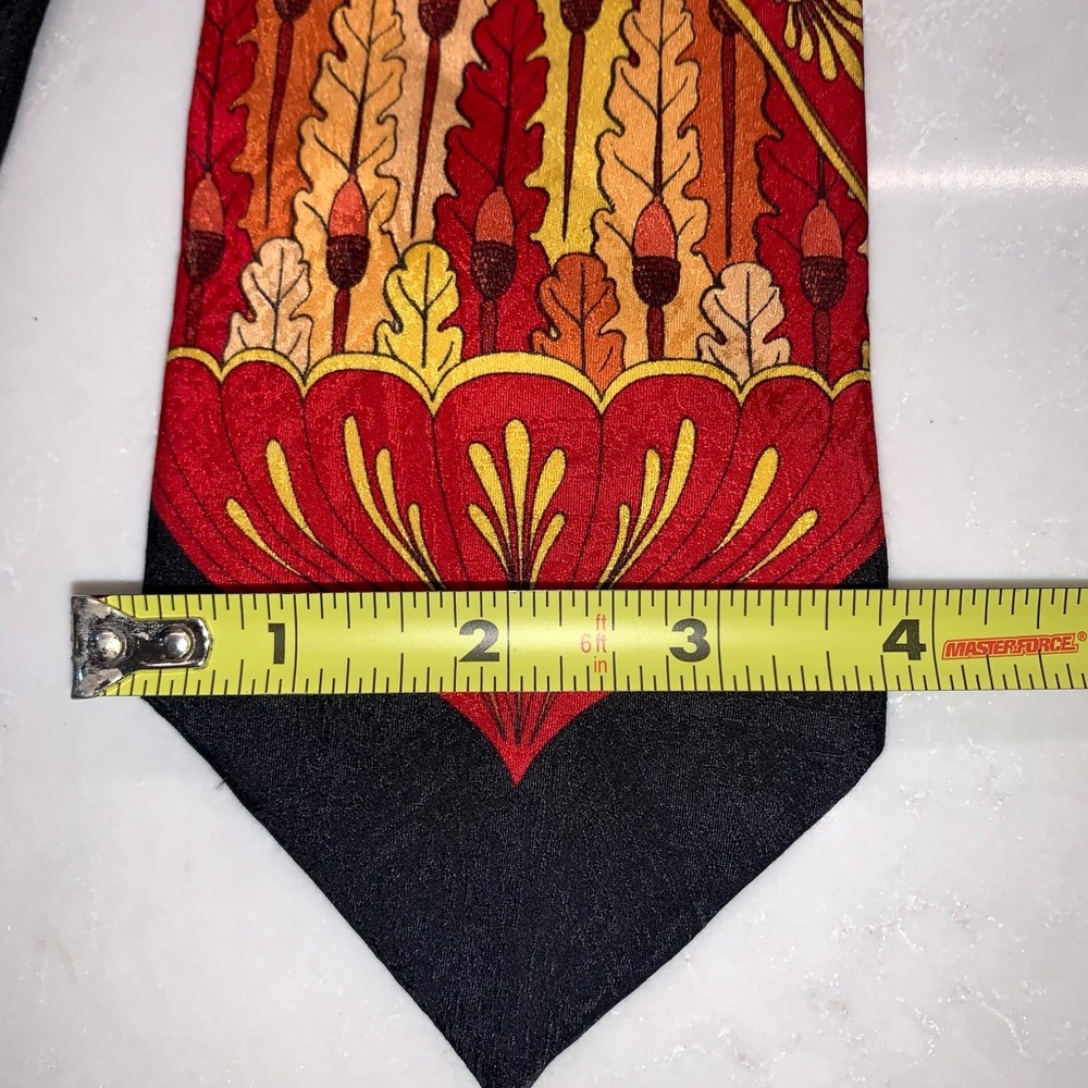 Rush Limbaugh No Boundaries Collection Fall Autumn Silk USA Tie - Picture 5 of 6